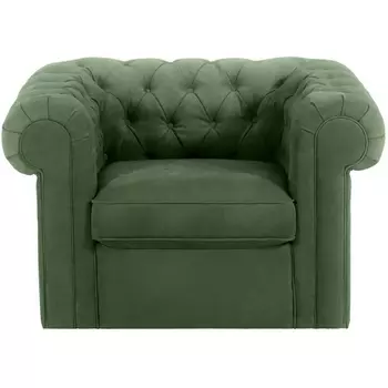 Кресло Chesterfield ОГОГО (арт.339871), (Ткань/Зеленый) ОГОГО Обстановочка!