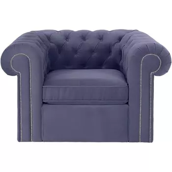 Кресло Chesterfield ОГОГО (арт.467059), (Ткань/Сиреневый) ОГОГО Обстановочка!