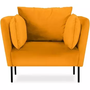 Кресло Copenhagen ОГОГО (арт.598976), (Велюр/Желтый) ОГОГО Обстановочка!