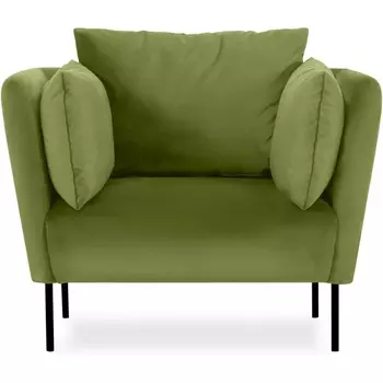 Кресло Copenhagen ОГОГО (арт.598978), (Велюр/Зеленый) ОГОГО Обстановочка!