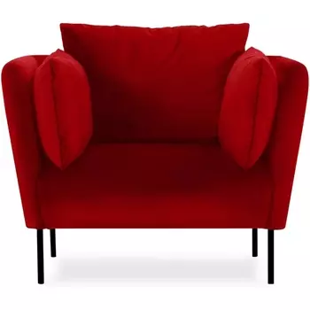 Кресло Copenhagen ОГОГО (арт.598979), (Велюр/Красный) ОГОГО Обстановочка!