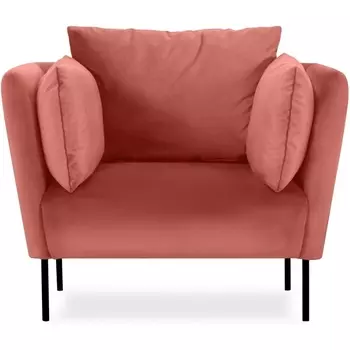 Кресло Copenhagen ОГОГО (арт.598985), (Велюр/Оранжевый) ОГОГО Обстановочка!