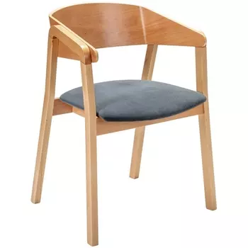 Кресло Dalia Grey/Натур R-Home арт.400012311h_diaggrey_natur