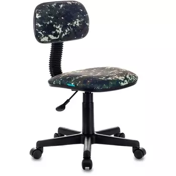 Кресло детское Бюрократ CH-201NX зеленый милитари Military крестовина пластик (Бюрократ)