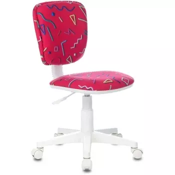 Кресло детское Бюрократ CH-W204NX малиновый Sticks 05 крестовина пластик пластик белый