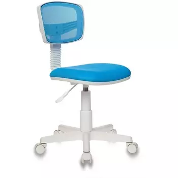 Кресло детское Бюрократ CH-W299 голубой TW-31 TW-55 крестовина пластик пластик белый