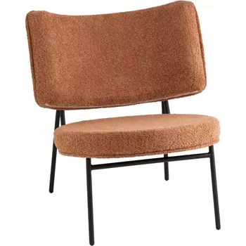 Кресло District Lounge букле терракотовый Stool Group (арт.УТ000039111)