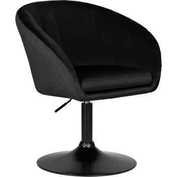 Кресло дизайнерское DOBRIN EDISON BLACK (черный велюр (1922-21)) Dobrin