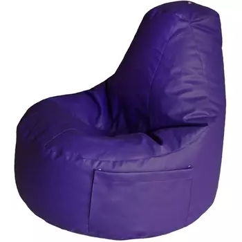 Кресло Dreambag Комфорт Фиолетовое ЭкоКожа (Классический) 3710901