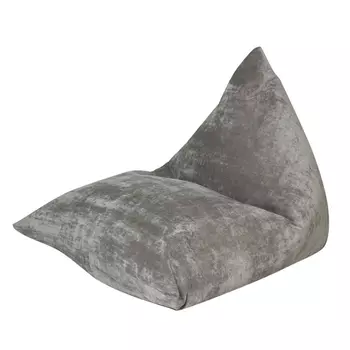 Кресло Dreambag Пирамида Серый Микровельвет (Классический) 3513201