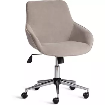 Кресло DUBLIN хром Tetchair (Вельвет/Серый) арт.24323