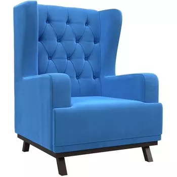 Кресло Джон Люкс (велюр голубой) Лига Диванов 108473