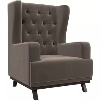 Кресло Джон Люкс (велюр коричневый) Лига Диванов 108471