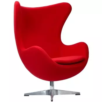 Кресло EGG CHAIR красный кашемир (Bradex Home)