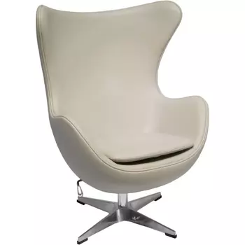 Кресло EGG STYLE CHAIR латте, экокожа Bradex Home (арт.RF 0606)