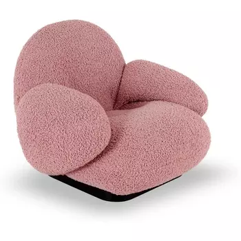 Кресло Flemming Wood ОГОГО Обстановочка! (Мех/Розовый) арт.920349