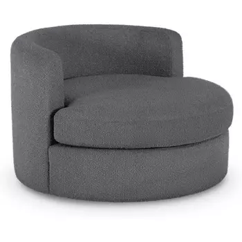 Кресло Forli ОГОГО (арт.826129), (Ткань,Букле/Темно-серый) ОГОГО Обстановочка!