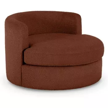 Кресло Forli ОГОГО (арт.826131), (Ткань,Букле/Коричневый) ОГОГО Обстановочка!