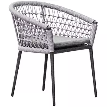 Кресло Garda Decor 39AR-C288-T4 (Черный/Серый)