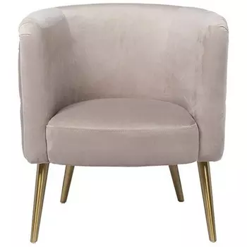 Кресло Garda Decor 48MY-2533 PEG GLD (Золото/Серый)