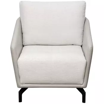 Кресло Garda Decor GD-SANTIAGO-K-2 (Черный/Белый)