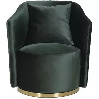 Кресло Garda Decor VERONA-2K-ЗЕЛЕНЫЙ-Bel37 (Изумрудный)