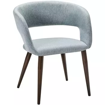 Кресло Hugs св.сер/т.орех R-Home арт.410131113h_Lightgrey_т.орех