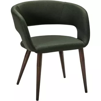 Кресло Hugs тёмно-зеленый/т.орех R-Home арт.410131133h_Dark_Green_т.орех