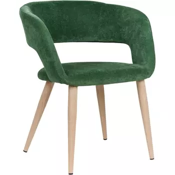 Кресло Hugs зеленый/нат.дуб R-Home арт.410131101h_green_н.дуб