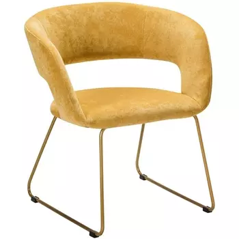 Кресло Hugs желтый/Линк золото R-Home арт.410131135h_sun