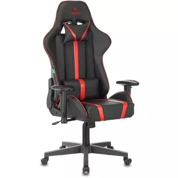 Кресло игровое A4 черный/красный эко.кожа с подголов. крестовина пластик (Zombie)