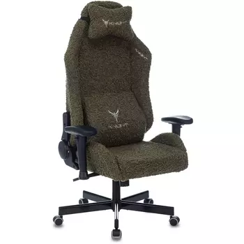 Кресло игровое T1 хаки экомех с подголов. крестовина металл Knight KHAKI