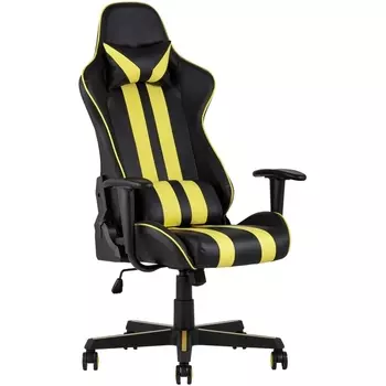 Кресло игровое TopChairs Camaro желтое (Stool Group)