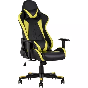 Кресло игровое TopChairs Gallardo желтое УТ000004573