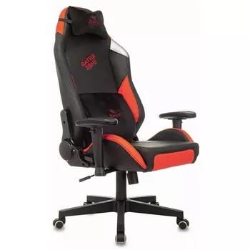 Кресло игровое HERO BATTLEZONE PRO черный/красный эко.кожа с подголов. крестовина пластик (Zombie)