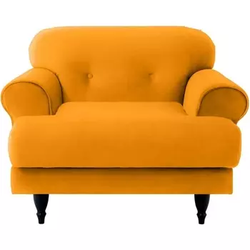 Кресло Italia ОГОГО (арт.339446), (Ткань/Желтый) ОГОГО Обстановочка!