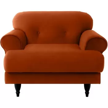 Кресло Italia ОГОГО (арт.339447), (Ткань/Оранжевый) ОГОГО Обстановочка!