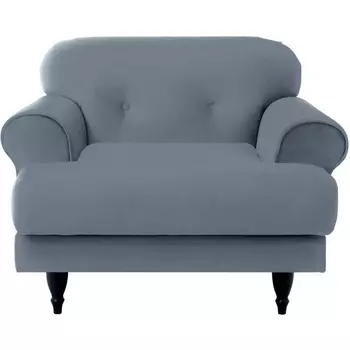 Кресло Italia ОГОГО (арт.339453), (Ткань/Голубой) ОГОГО Обстановочка!