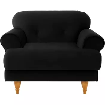 Кресло Italia ОГОГО (арт.339908), (Ткань/Черный) ОГОГО Обстановочка!