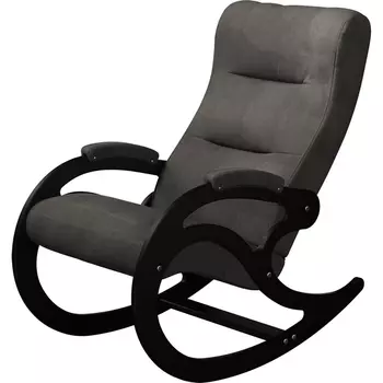 Кресло-качалка Каула экокожа Eva 6, каркас венге Mebelik арт.008795