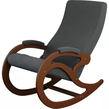 Кресло-качалка Каула М Ткань Макс 965, каркас орех Mebelik арт.008797