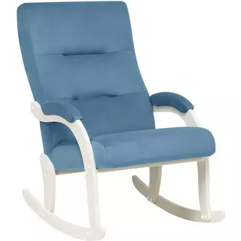 Кресло-качалка Leset Дэми (Фанера,Металл,Велюр/Синий) арт.2500000207877