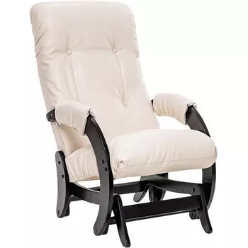 Кресло-качалка Модель 68 (Leset Футура) Венге текстура, к/з Varana cappuccino () 2500000177460