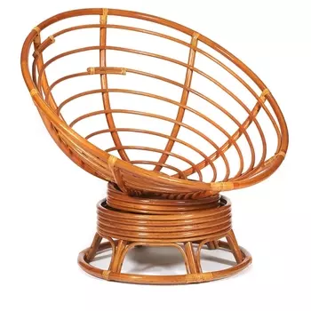 Кресло-качалка "PAPASAN" w 23/01 B / без подушки / Cognac (коньяк) (Tetchair)