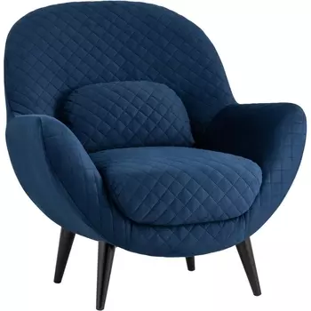 Кресло Карл велюр тёмно-синий Stool Group Карл УТ000036311