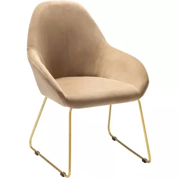 Кресло Kent Diag beige/Линк золото R-Home арт.410119134h_Diagbeige_золото_линк