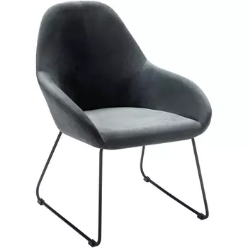 Кресло Kent Diag grey/Линк R-Home арт.410119143h_Diaggrey_черн_линк