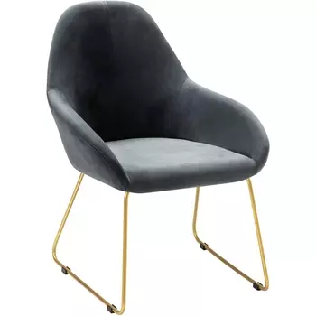 Кресло Kent Diag grey/Линк золото R-Home арт.410119144h_Diaggrey_золото_линк