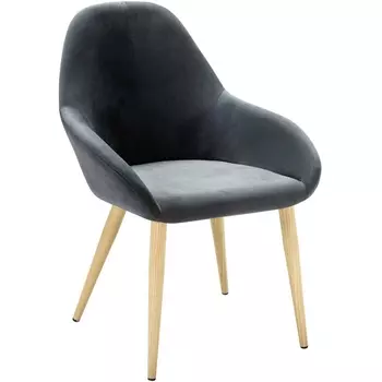 Кресло Kent Diag grey/нат.дуб R-Home арт.410119141h_Diaggrey_н.дуб