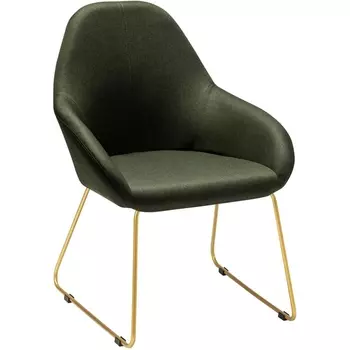 Кресло Kent темно-зеленый/Линк золото R-Home арт.410119124h_ТмЗел_золото_линк